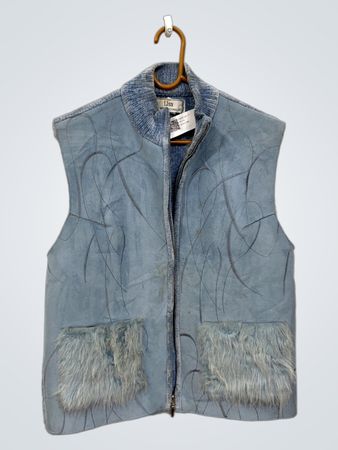 Lisa International Blue Vest