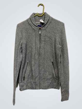 DEVRO 1902 Graue Reißverschlussjacke