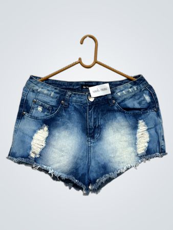Rose Vine Denim Shorts