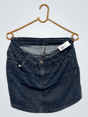 Vila Clothes Damen Denim Minirock Größe M