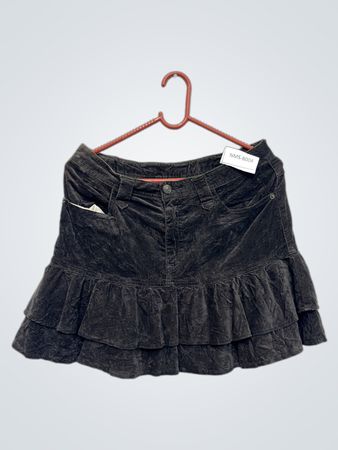 Rippstoff Rüschenshirt