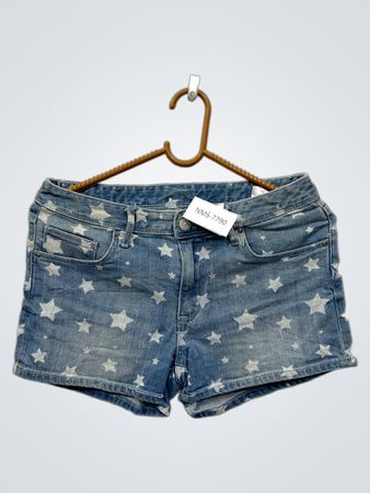 H&M Mädchen Stern Druck Denim Shorts