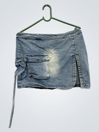EDGE Denim Cargo Minirock