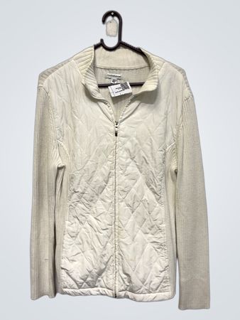 Croft & Barrow Damen gesteppter und gerippter Reißverschluss-Pullover