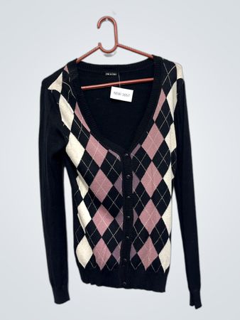 ME & ME Argyle Cardigan