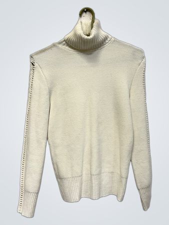 Impulse London Weißer Rollkragensweater