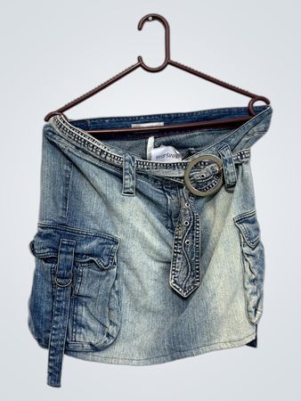 Terra Nova Denim Cargo Minirock