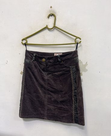 LUIZA NEUE KOLLEKTION Brauner Cordrock