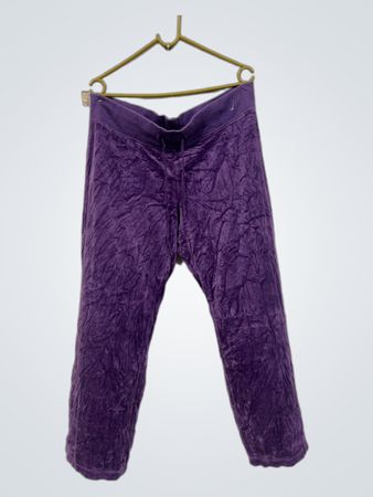 Violette Velours-Hose