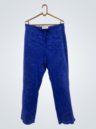 Blaue Velourszughose