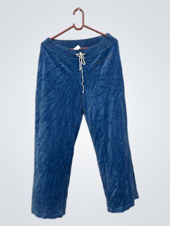 Juicy Couture Blaue Velour Trainingshosen