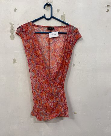 Xpresso Sheer Wrap Top