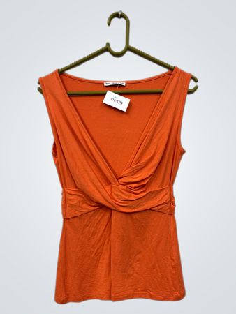 Autograph ärmelloses orange Top