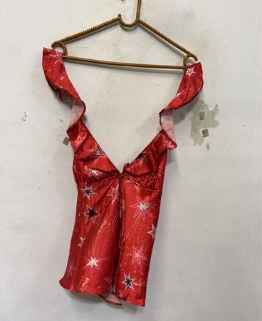 Victoria's Secret Roter Stern-Druck Cami-Top