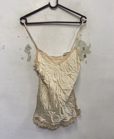 Cream Lace Trim Cami