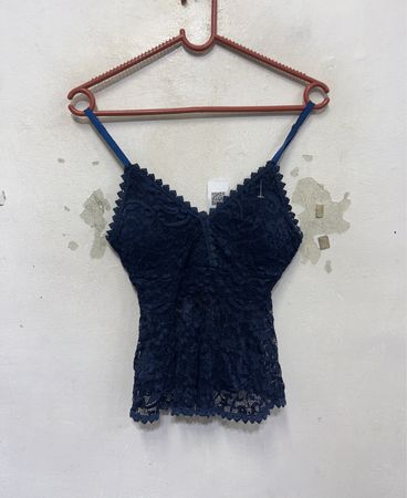 Navy Lace Camisole Top OT-882