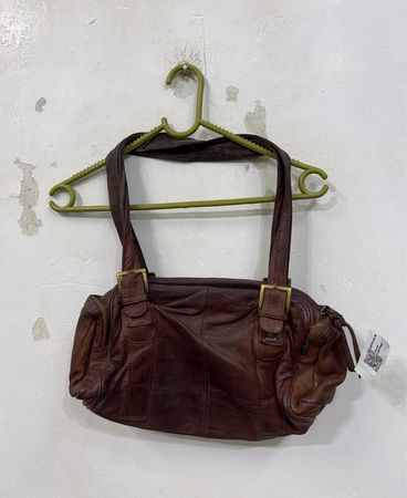Braune Lederhandtasche BG-158