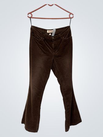 John Baner Jeanswear Braune Cordhosen mit ausgestelltem Bein