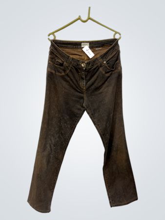 Oltre Jeans mit Kronenverzierung