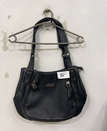 BAG STREET Schwarze Handtasche BG-065