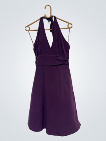 Ziente Purple Halter Dress OSD-187