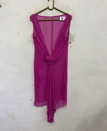 Pink ärmelloses Kleid mit Etikett OD-085
