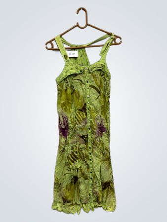 One Step Floral Print Mini Kleid