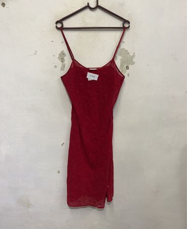 Vroom & Dreesmann Rotes Slipkleid OD-099