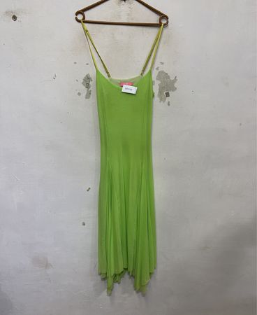 Nana Baila Green Slip Dress OD-110