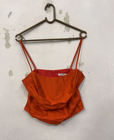 Vera Mont Orange Corsage-Top