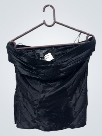MNG Limited Edition schwarzes trägerloses Top
