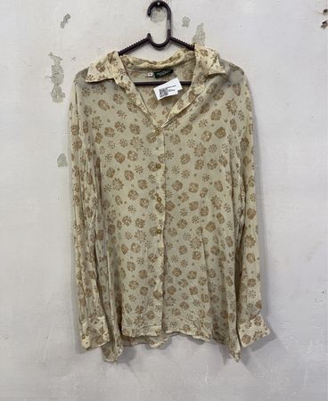 MISS TWDD Floral Print Button-Up Shirt