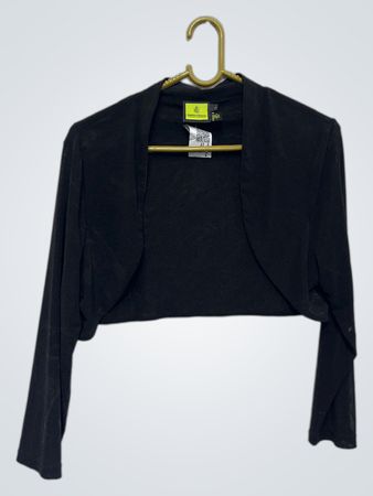 SIMON CHANG SMART CLOTHES Schwarze Bolero-Jacke