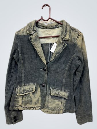 Washed Denim Blazer