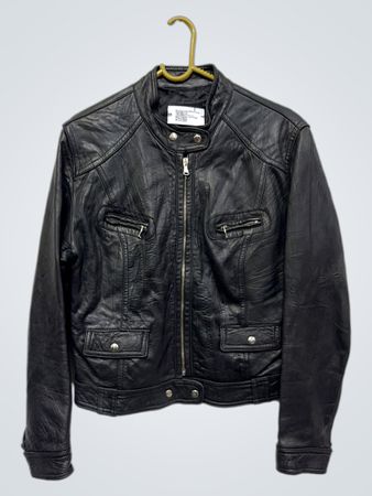 Vera Pelle Firenze schwarze Lederjacke