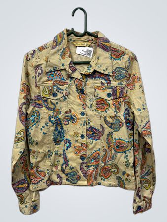 New Identity Paisley Print Jacke