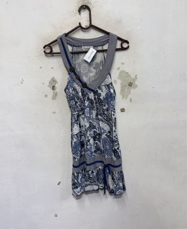Promod blau-weiß gemustertes Kleid