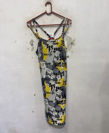 MODA TIME Trägerkleid mit Grafikdruck