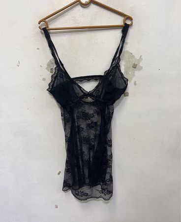 CHANGE Black Lace Babydoll