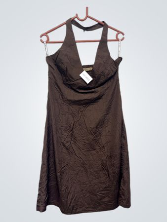 BlendShe Brown Neckholder-Kleid
