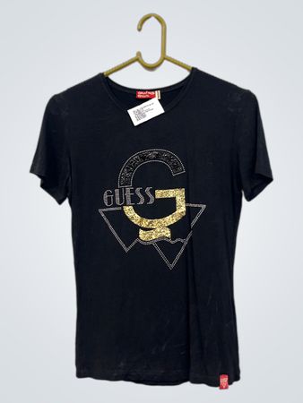 Guess Black mit Verzierungen T-Shirt