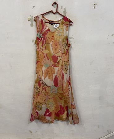 CASAMIA EXCLUSIVE ärmelloses Blumenkleid