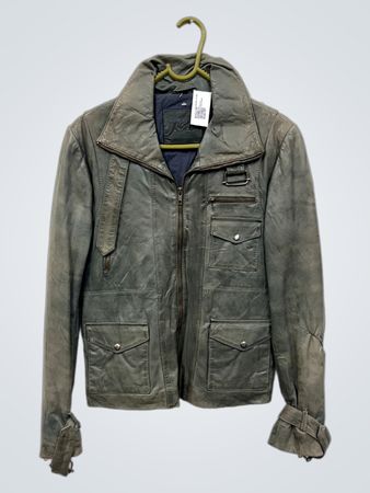 JOE Damen Lederjacke in Grau