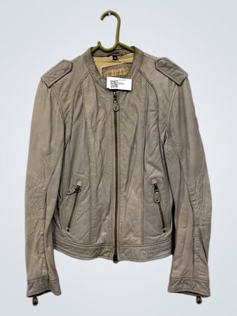Mauritius Leder-Bikerjacke