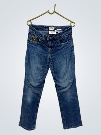 John Deere Damen Jeans aus blauem Denim