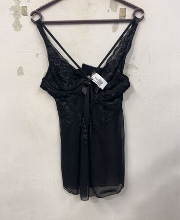 Lovehoney Lingerie Schwarz Spitze Babydoll