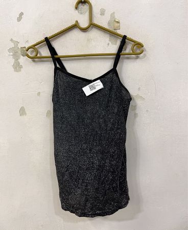 Funkelndes schwarzes Camisole