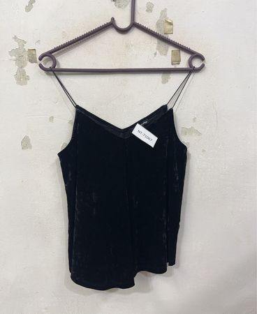 Tally Weijl Black Velvet Cami Top