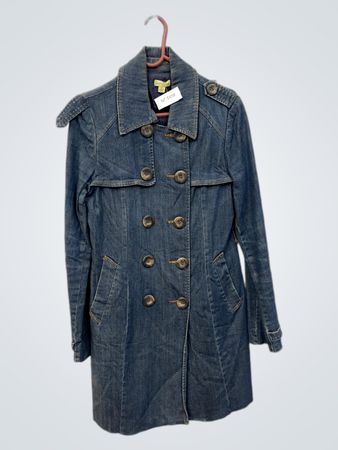 AVOCADO Damen Jeans-Trenchcoat