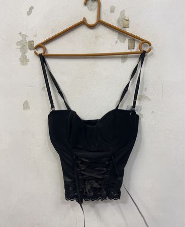 Next Intimates Schwarzes Korsett-Top